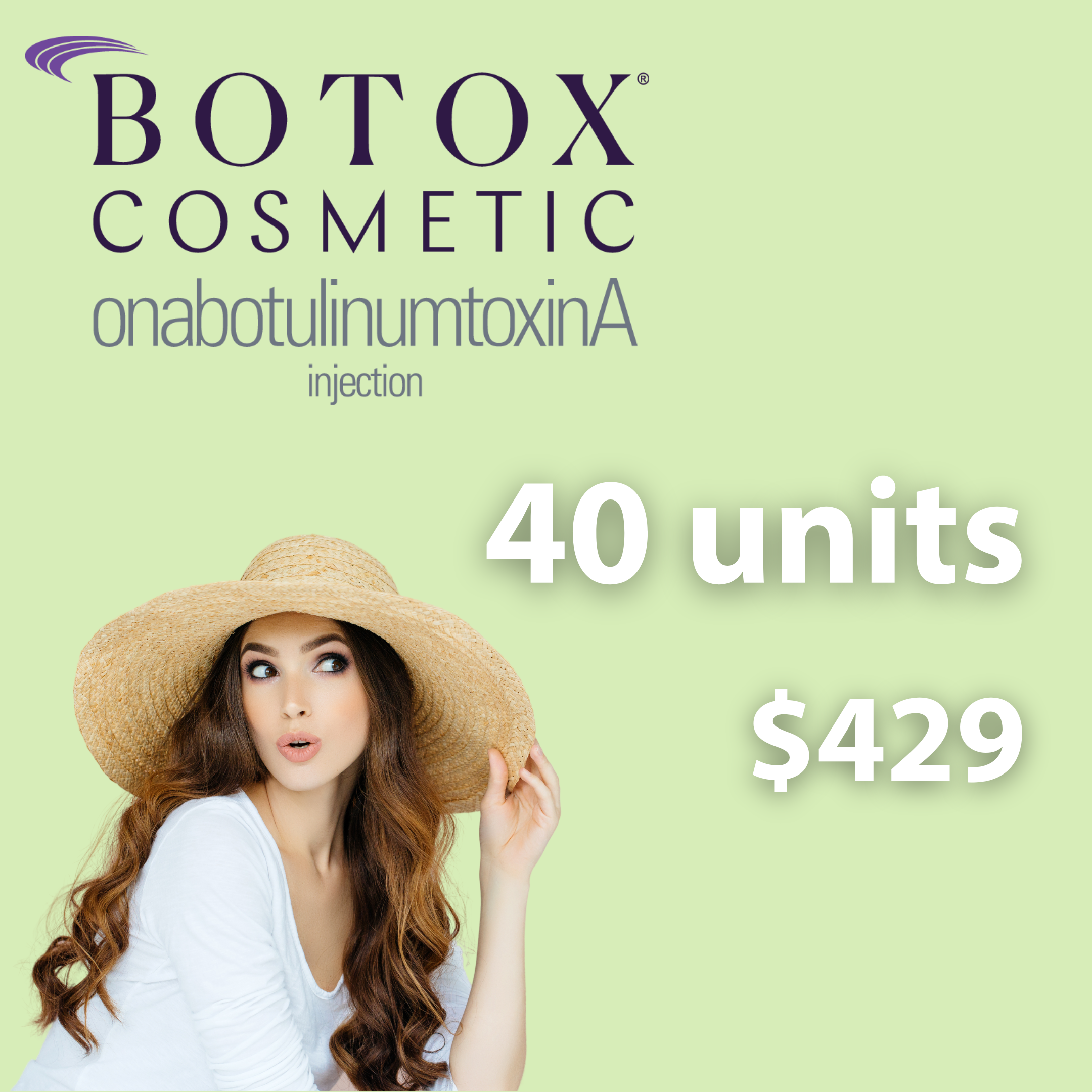 40 units of Botox